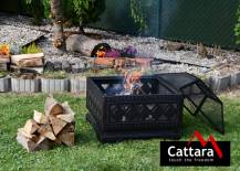 Obrázek k výrobku 74267 - Ohniště SQUARE copper patina s poklopem