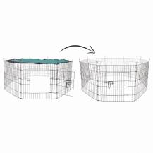 Obrázek k výrobku 93469 - Ohrádka pro drobná zvířata včetně sítě se sluneční clonou