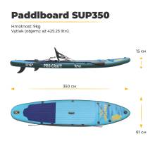 Obrázek k výrobku 95452 - Paddleboard SET Procraft Travel SUP350