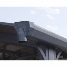 Obrázek k výrobku 29171 - Palram Arcadia 5000 - hliníkový (montovaný) přístřešek s obloukovou střechou