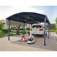 Obrázek k výrobku 62423 - Palram Arcadia 6400 hliníkový (montovaný) přístřešek s obloukovou střechou