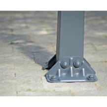 Obrázek k výrobku 62423 - Palram Arcadia 6400 hliníkový (montovaný) přístřešek s obloukovou střechou