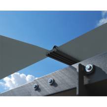 Obrázek k výrobku 62424 - Palram Arcadia 8500 hliníkový (montovaný) přístřešek s obloukovou střechou