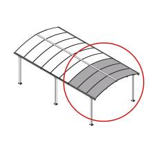 Obrázek k výrobku 62426 - Palram - Canopia Rozšiřovací modul pro přístřešky řady Arcadia (210 cm)