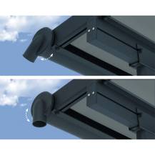 Obrázek k výrobku 67831 - Palram Capri 3000 antracit 3 x 3 hliníková (montovaná) pergola