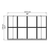 Obrázek k výrobku 52902 - Palram Herald 2230 - vchodová stříška