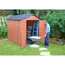 Obrázek k výrobku 26805 - Palram Skylight 6x8 hnědý zahradní domek