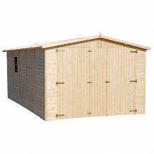 Obrázek k výrobku 52857 - Panelová dřevěná garáž 15 m2 H101 500x300 cm tl. 19 mm