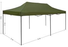 Obrázek k výrobku 90704 - Párty stan nůžkový 3x6 m WATERPROOF