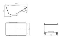 Obrázek k výrobku 62709 - Pásový vyklápěcí vůz TAG500TP, s hydraulickým sklápěním a lopatou