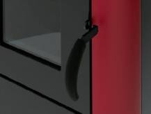 Obrázek k výrobku 77382 - Peletová kamna ALFA PLAM LUCA červená 12kW