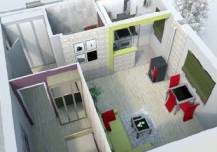 Obrázek k výrobku 77382 - Peletová kamna ALFA PLAM LUCA červená 12kW