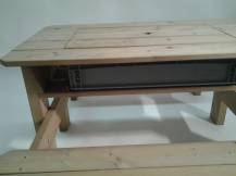 Obrázek k výrobku 39526 - Piknikový stolek Herold IMPREGNOVANÝ s plastovým boxem .