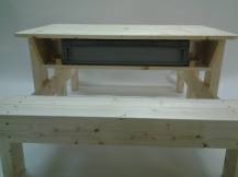Obrázek k výrobku 39525 - Piknikový stolek Herold s plastovým boxem .