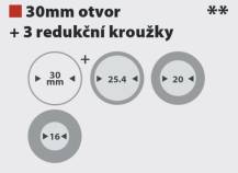 Obrázek k výrobku 14836 - Pilový kotouč na dřevo 160mm, 24T