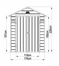 Obrázek k výrobku 82587 - plastový domek LANITPLAST LONGFORD 612 LG4020
