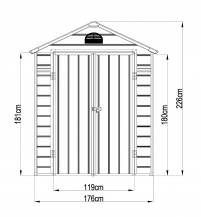 Obrázek k výrobku 82592 - plastový domek LANITPLAST LONGFORD 66 LG4016