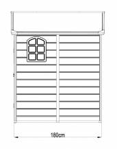 Obrázek k výrobku 82592 - plastový domek LANITPLAST LONGFORD 66 LG4016