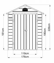 Obrázek k výrobku 82589 - plastový domek LANITPLAST LONGFORD 69 LG4019
