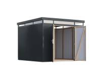 Obrázek k výrobku 94978 - plechový domek KARIBU AURUM 3,5 (53673) antracit LG4835