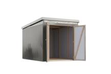 Obrázek k výrobku 94952 - plechový domek KARIBU IRIDIUM 2,5 (48449) šedý LG4808