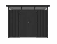 Obrázek k výrobku 82590 - plechový domek LANITPLAST MARBURG 108 ANTRACIT LG4018