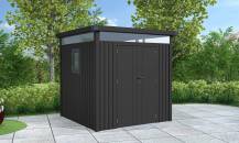 Obrázek k výrobku 82591 - plechový domek LANITPLAST MARBURG 88 ANTRACIT LG4017