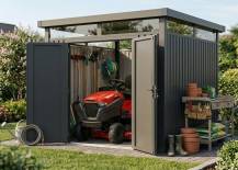 Obrázek k výrobku 82591 - plechový domek LANITPLAST MARBURG 88 ANTRACIT LG4017