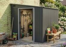 Obrázek k výrobku 82583 - plechový domek LANITPLAST WANDHAUS 78 ANTRACIT LG4025