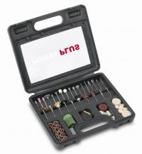 Obrázek k výrobku 48637 - POWE90600 - 102 ks příslušenství pro přímé brusky