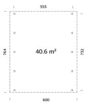Obrázek k výrobku 18447 - Přístřešek na auto Karl 40,6 m2 .