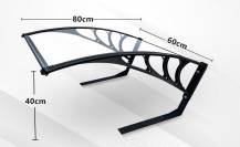 Obrázek k výrobku 91973 - Přístřešek pro robotickou sekačku čirý 80x60x40