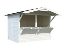 Obrázek k výrobku 20957 - Prodejní stánek Stella 5 m2  (273x190cm) tl. 16mm