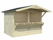 Obrázek k výrobku 20957 - Prodejní stánek Stella 5 m2  (273x190cm) tl. 16mm