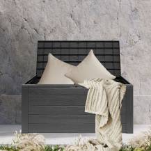 Obrázek k výrobku 95332 - Prosperplast Zahradní box WOODEBOX 280l antracit