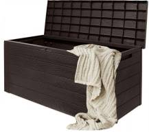 Obrázek k výrobku 95331 - Prosperplast Zahradní box WOODEBOX 280l hnědý