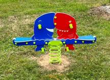 Obrázek k výrobku 39363 - Pružinová houpačka Monkey´s Žraloci - dvojčata .