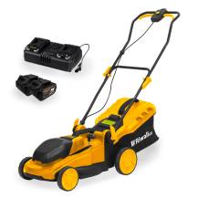 Obrázek k výrobku 94850 - Riwall PRO RALM 4020i SETakumulátorová sekačka 2 x 20 V + 2x 4 Ah baterie + duální rychlonabíječka 4,5 A