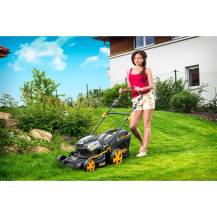 Obrázek k výrobku 53179 - Riwall PRO RALM 4640SPi - aku 40 V travní sekačka 4v1 s pojezdem a bezuhlíkovým motorem