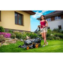 Obrázek k výrobku 53179 - Riwall PRO RALM 4640SPi - aku 40 V travní sekačka 4v1 s pojezdem a bezuhlíkovým motorem