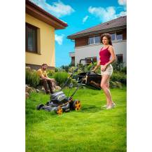 Obrázek k výrobku 53179 - Riwall PRO RALM 4640SPi - aku 40 V travní sekačka 4v1 s pojezdem a bezuhlíkovým motorem