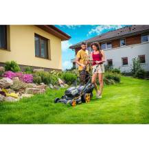 Obrázek k výrobku 53179 - Riwall PRO RALM 4640SPi - aku 40 V travní sekačka 4v1 s pojezdem a bezuhlíkovým motorem