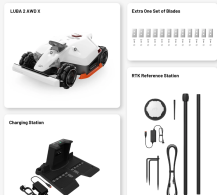 Obrázek k výrobku 91701 - Robotická sekačka Mammotion LUBA 2 AWD 3000X