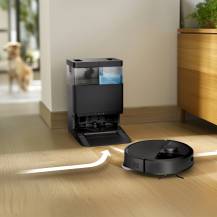 Obrázek k výrobku 93915 - Robotický vysavač a mop Roomba® Plus 405 Combo Robot + dokovací stanice AutoWash™ (černý)