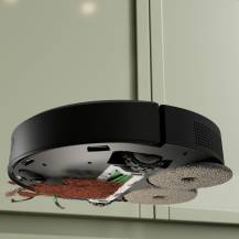 Obrázek k výrobku 93915 - Robotický vysavač a mop Roomba® Plus 405 Combo Robot + dokovací stanice AutoWash™ (černý)