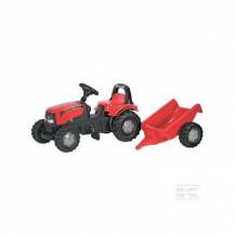 Rolly Toys Šlapcí traktor Case s přívěsem