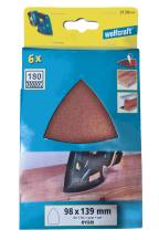 Obrázek k výrobku 14152 - Ryobi Brusný papír 98x139 korund 180 (set 6 ks) -