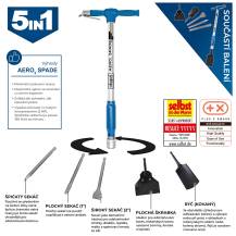 Obrázek k výrobku 49118 - Scheppach AERO 2 SPADE - pneumatický multifunkční nástroj 5 v 1