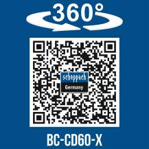 Obrázek k výrobku 91923 - Scheppach BC-CD60-X20 V IXES aku příklepový vrtací šroubovák (bez baterie a nabíječky)