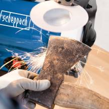 Obrázek k výrobku 26617 - Scheppach bg 200 al - dvoukotoučová bruska s bílým kamenem